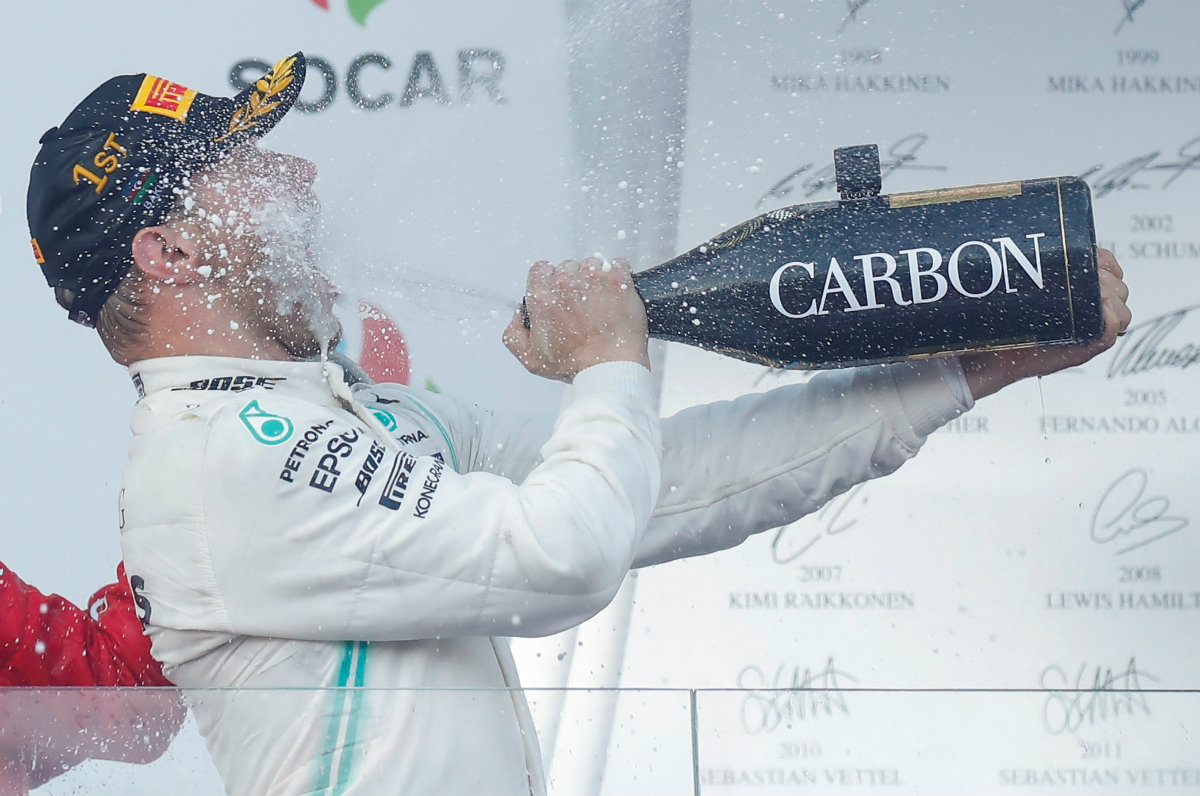 Valtteri Bottas gana el Gran Premio de Azerbaiyán (Reuters)