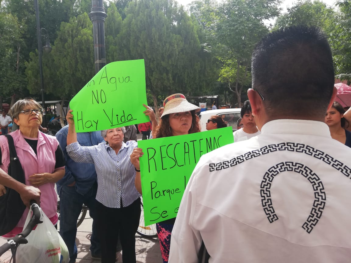 El director de Sapal, explicó que el municipio ya no hay problema de agua, ya que los 7 pozos están funcionado. (Isis Rábago)