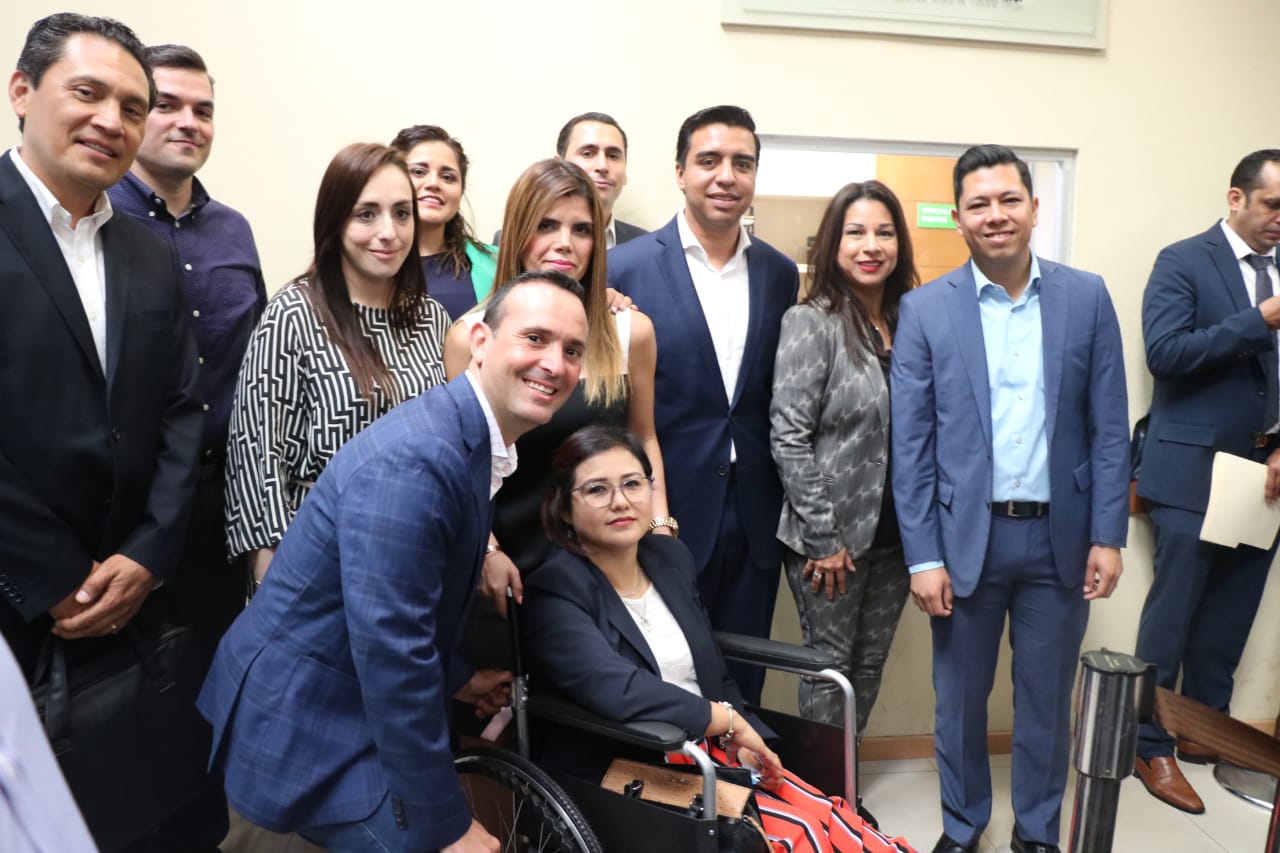 El PAN presentó una iniciativa de Ley de Movilidad y Accesibilidad en NL. (Foto: Orlando Maldonado).