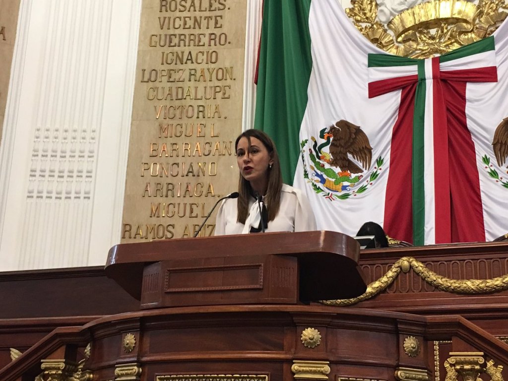 Leonor Gómez, diputada del PT en Congreso de CdMx. | Twitter @Congreso_CdMex