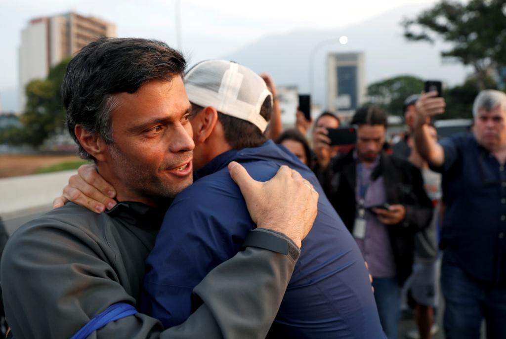 Leopoldo López es liberado. Reuters
