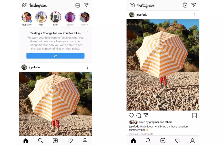 Así luciría la nueva versión de Instagram, cuando deje de mostrar el contador de 'likes' (Especial).