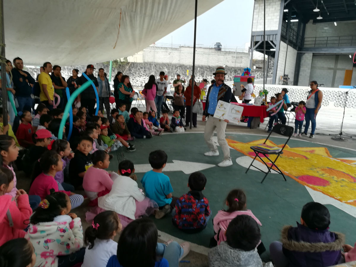 Nacho Casas participó en los festejos del Día de Niño. (Octavio Hoyos)