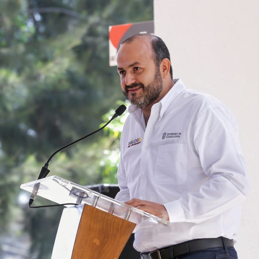 Rector general de la Universidad de Guadalajara. (ESPECIAL)
