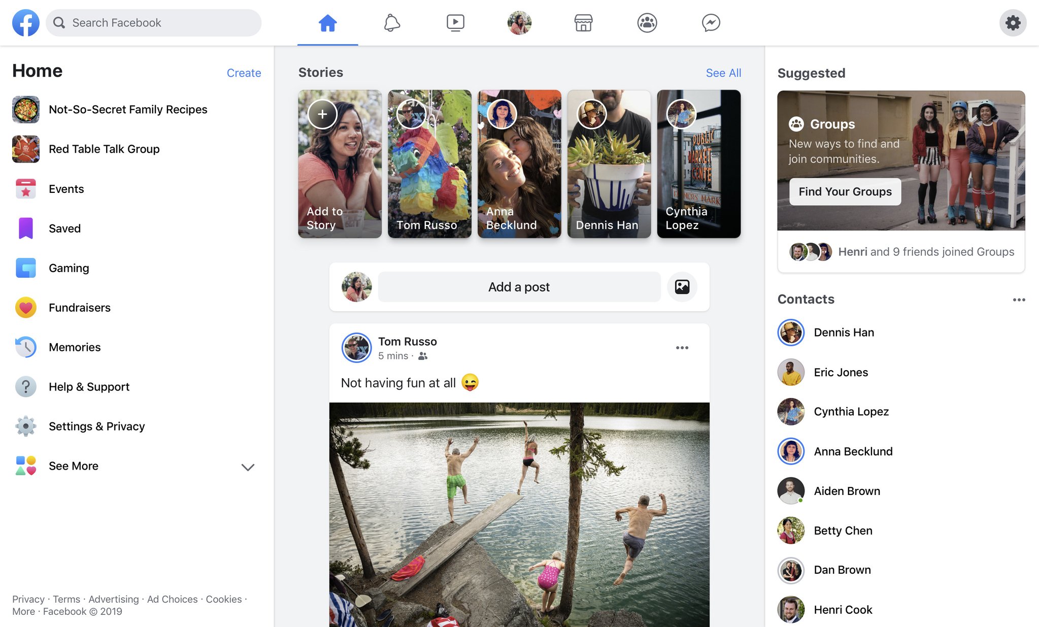 La nueva versión de Facebook se encuentra ya disponible en EU y pronto llegará a otros países (Facebook).