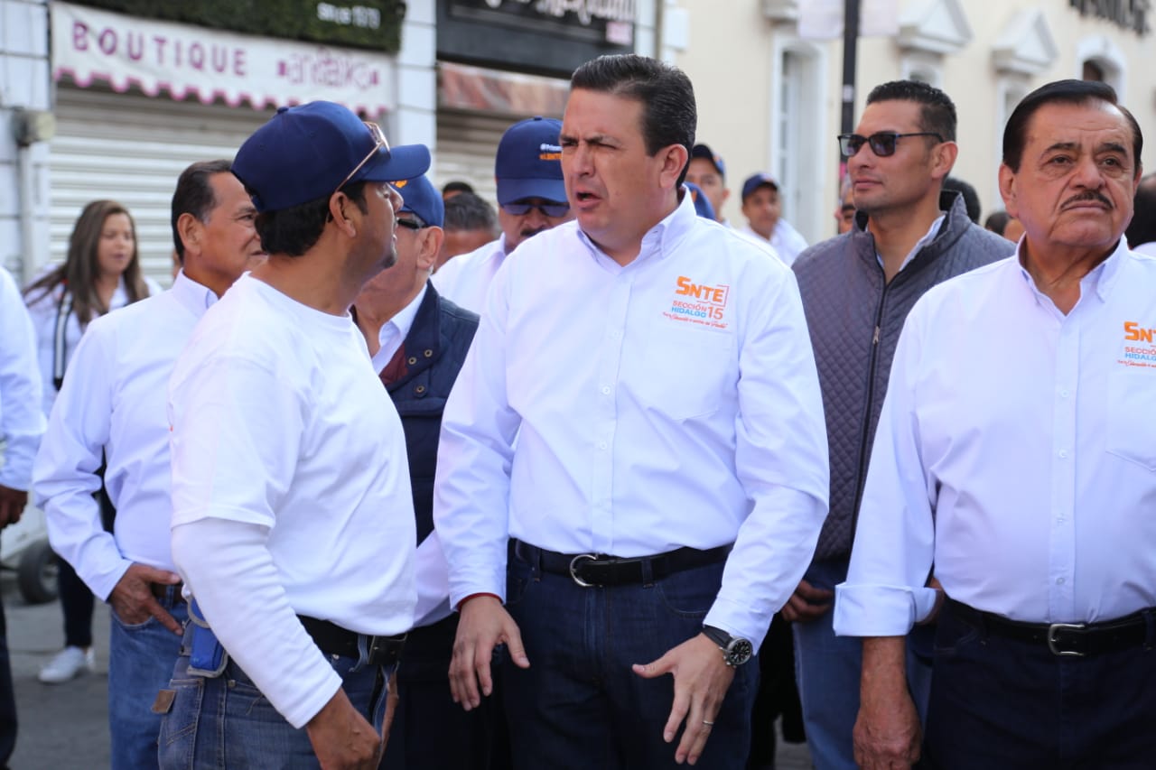 Francisco Sinuhé Ramírez Oviedo, ex dirigente del SNTE en Hidalgo. (Jorge Sánchez)
