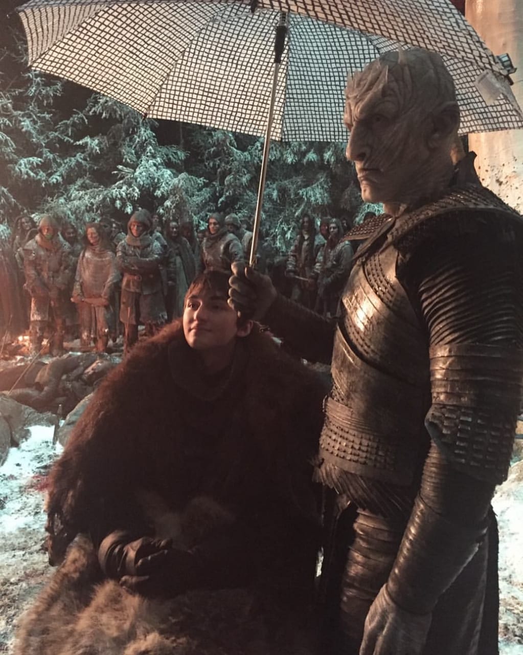 Vladimir Furdik es el actor que interpreta a El Rey de la Noche en Game of Thrones. (IG: isaachwright)