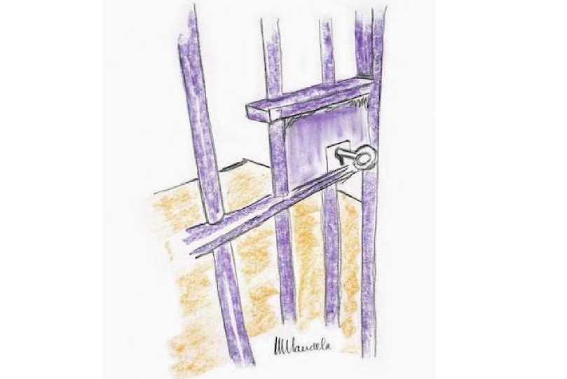El dibujo permaneció con Mandela hasta su muerte, en 2013. (Bonhams)