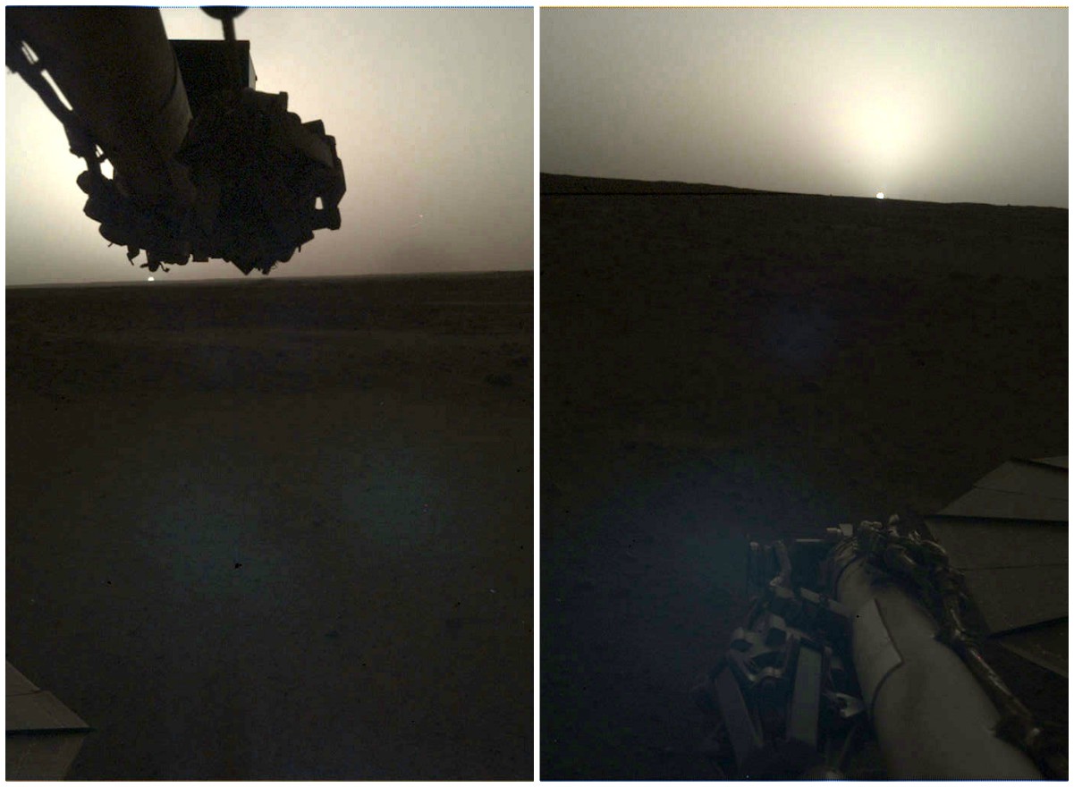 Del lado izquierdo podemos observar el amanecer y del lado derecho el atardecer. (NASA)