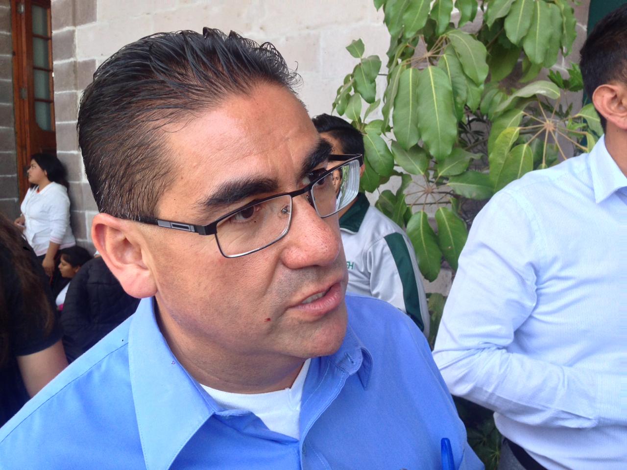 Juan José Luna Mejía, presidente del Partido Nueva Alianza Hidalgo. (Teodoro Santos)