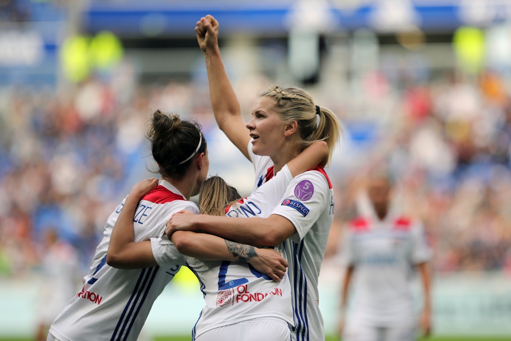 Ada Hegerberg, actual ganadora del Balón de Oro (AP)