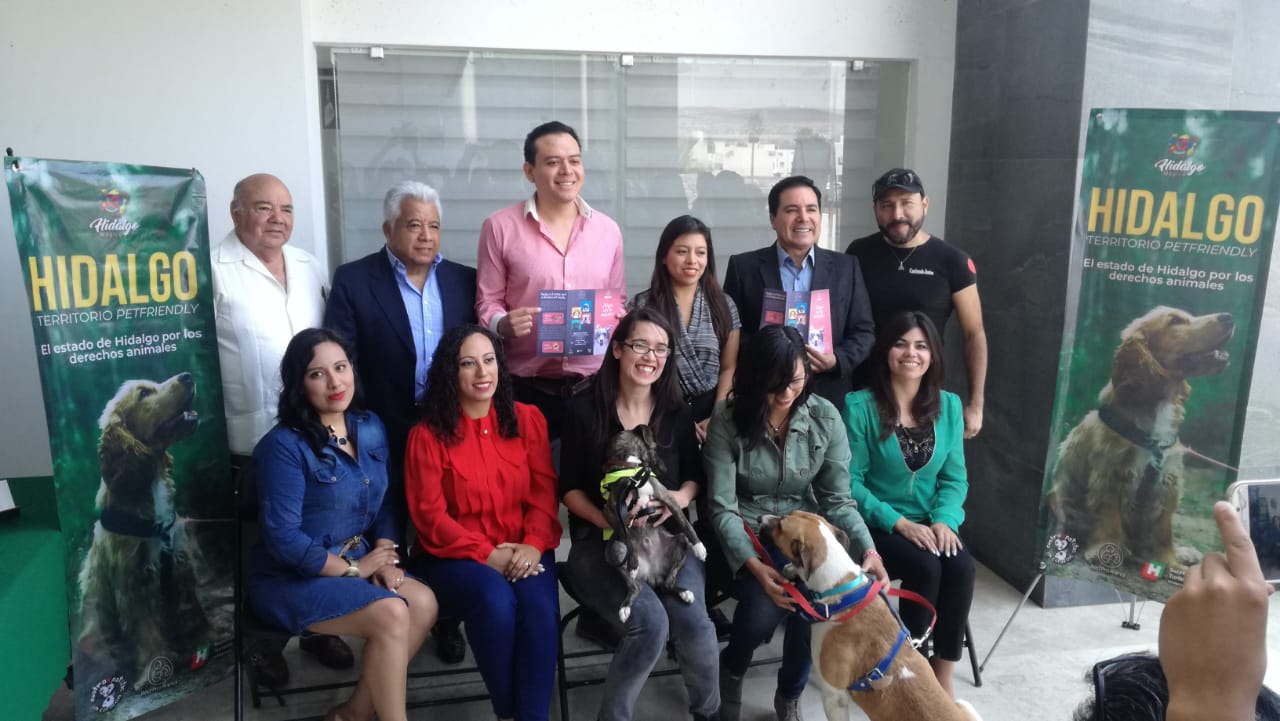 Organizaciones de protección animal y la Secretaría de Turismo presentan campaña "Hidalgo Mágico, Territorio Petfriendly. (Carlos Mercado)