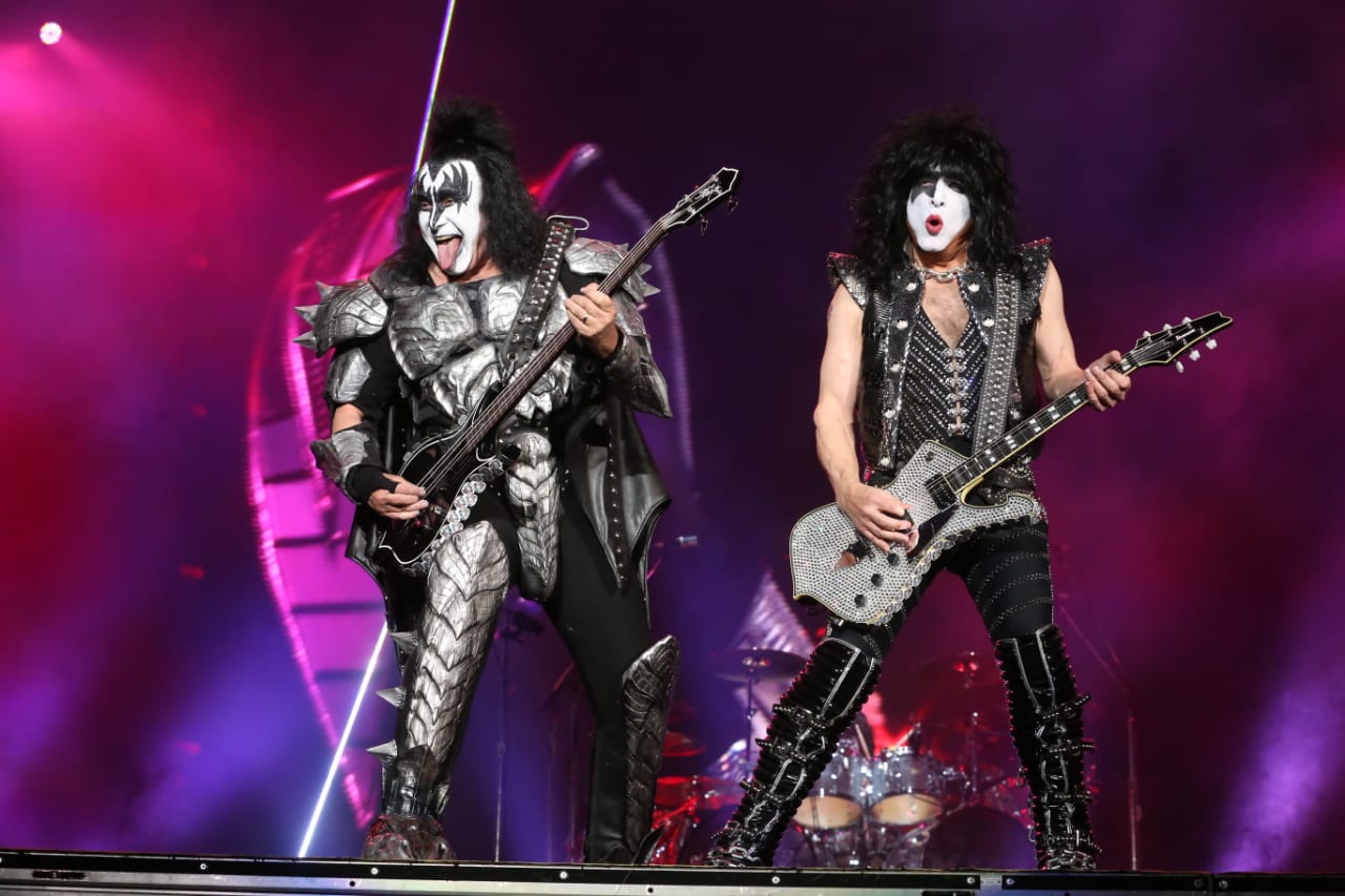 Kiss cerró la primera noche del Domination Festival y se despidió de sus fans en México. (Octavio Hoyos)