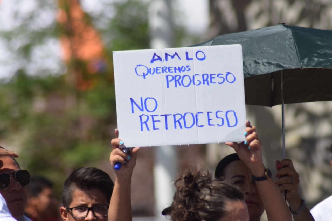 Piden políticas públicas y respeto por la Constitución de parte del presidente López Obrador. (Alberto Ureña)