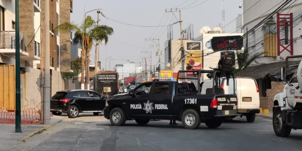 Policía Federal asegura a dos personas en Puebla (Andrés Sánchez)