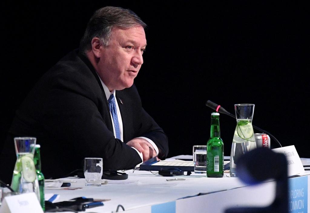 Pompeo no quiso mencionar en todo su discurso las palabras "cambio climático". Reuters