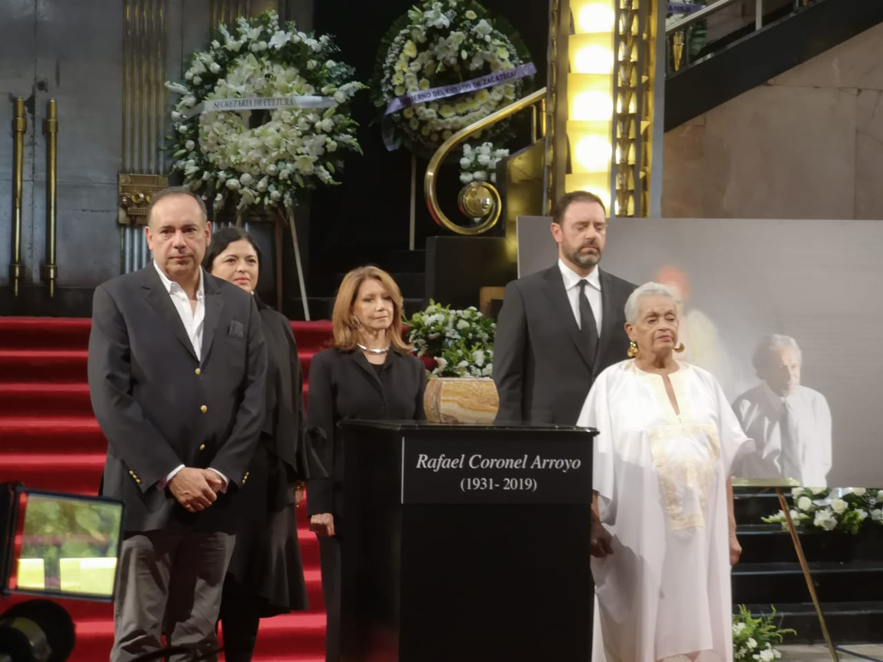 Llegan cenizas de Rafael Coronel a Bellas Artes (Leticia Sánchez)