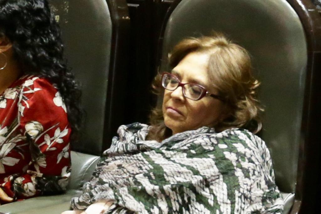 María de los Ángeles Huerta, diputada de Morena, se echó un "coyotito" durante la discusión de la reforma educativa (Especial)