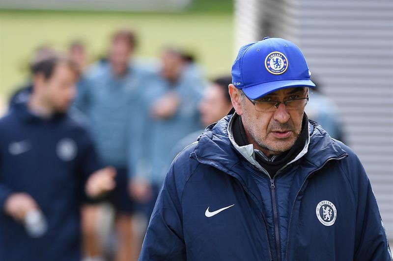 Maurizio Sarri, entrenador de Chelsea (EFE)