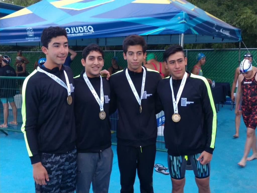 La natación comenzó el festín con la obtención de siete preseas en la magna justa atlética del país (Especial)