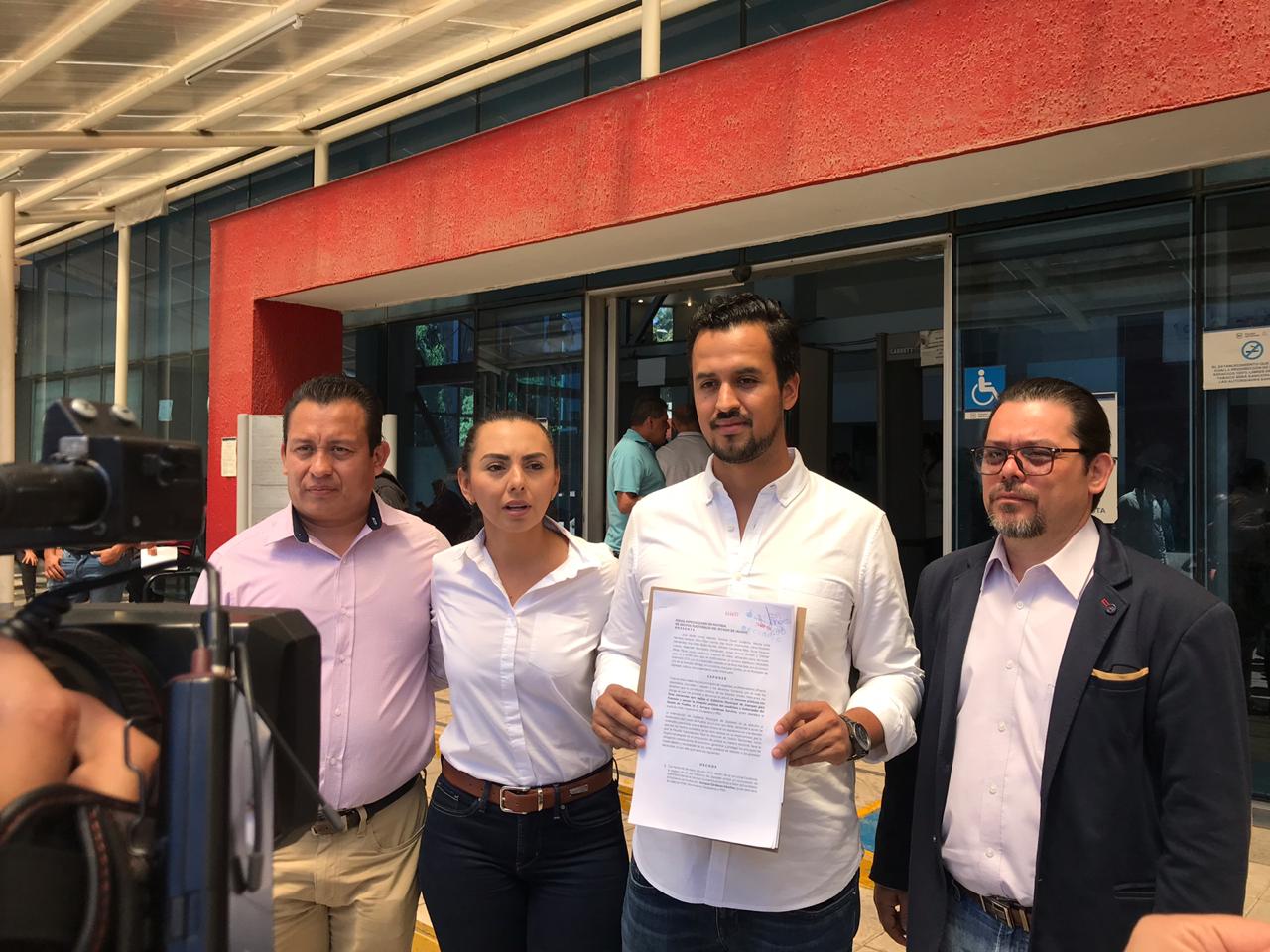 Los regidores de Morena presentaron una denuncia. (Elsa Gutíerrez)