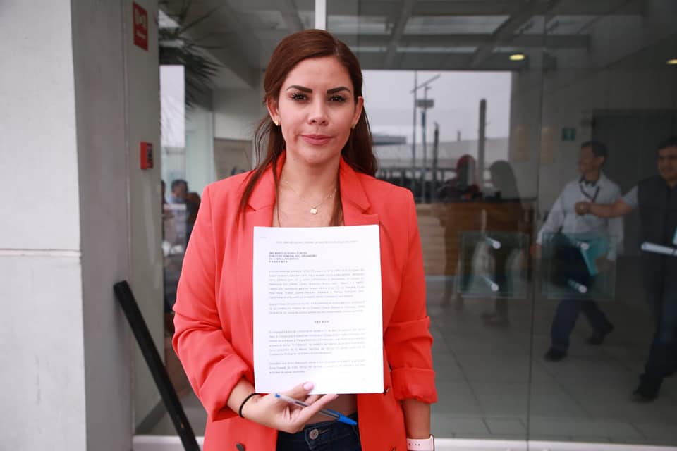 La diputada de Movimiento Ciudadano, Karina Barrón. (Especial)