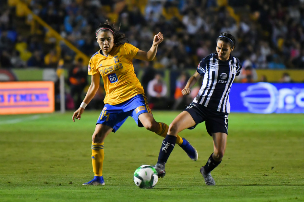 Tigres y Monterrey igualaron 1-1 en la Final de ida del Clausura 2019 de la Liga MX Femenil (Imago7)