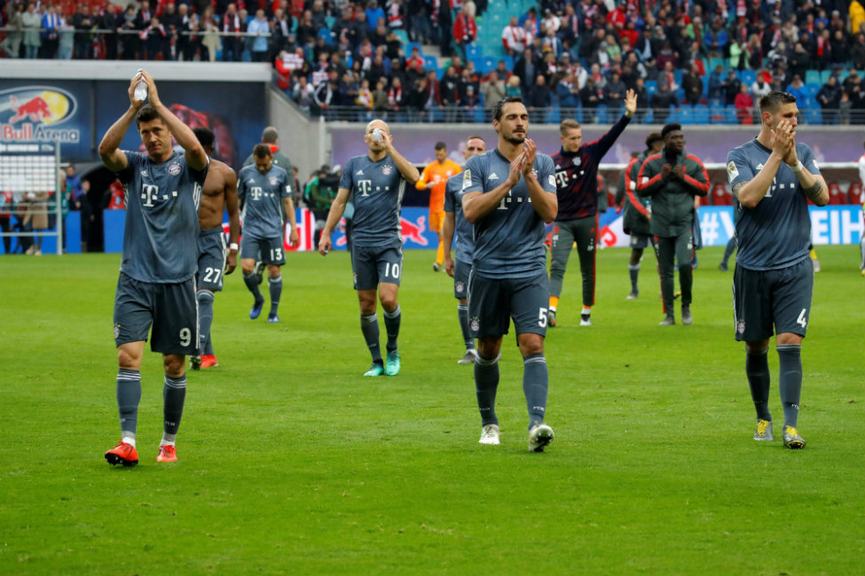 Bayern igualó en Leipzig y aplazó su campeonato de la Bundesliga (AFP)