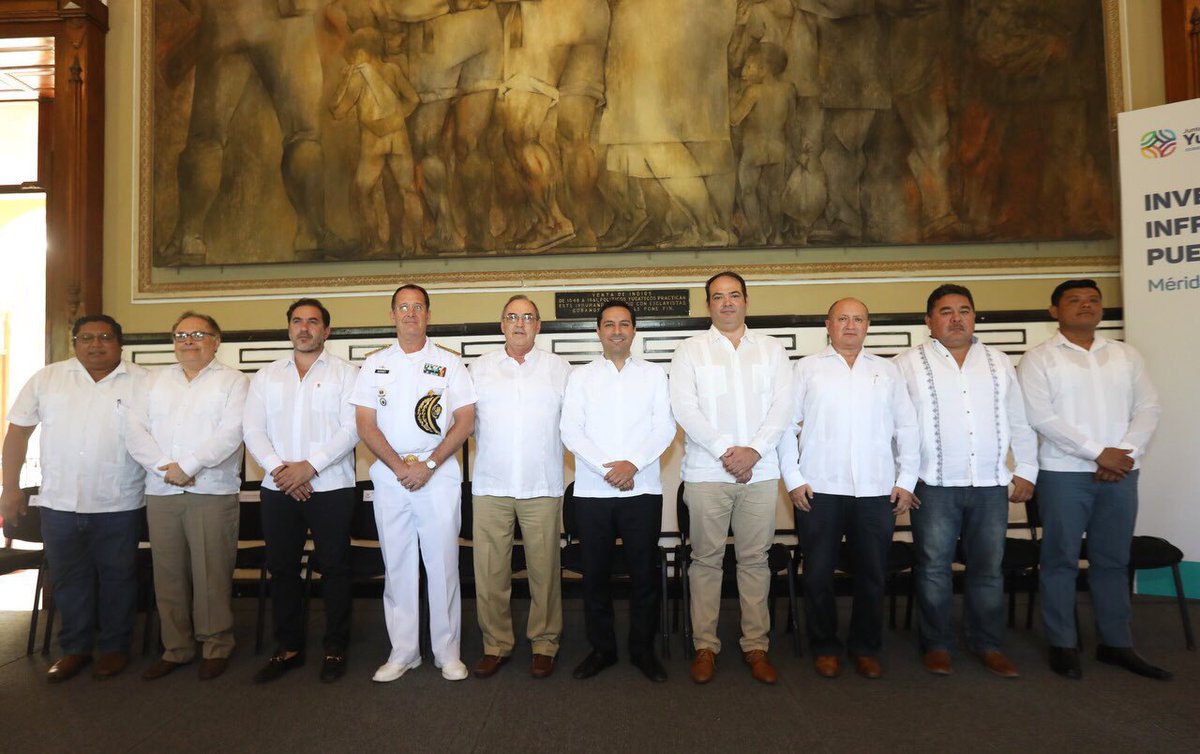 Gobernador de Yucatán anunció obras de infraestructura y mejoramiento en los puertos. (Especial)