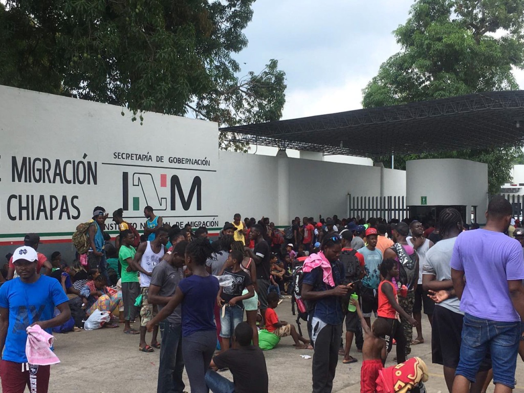 No es la primera vez que un grupo de migrantes escapa de la estación de Tapachula. Cuartoscuro