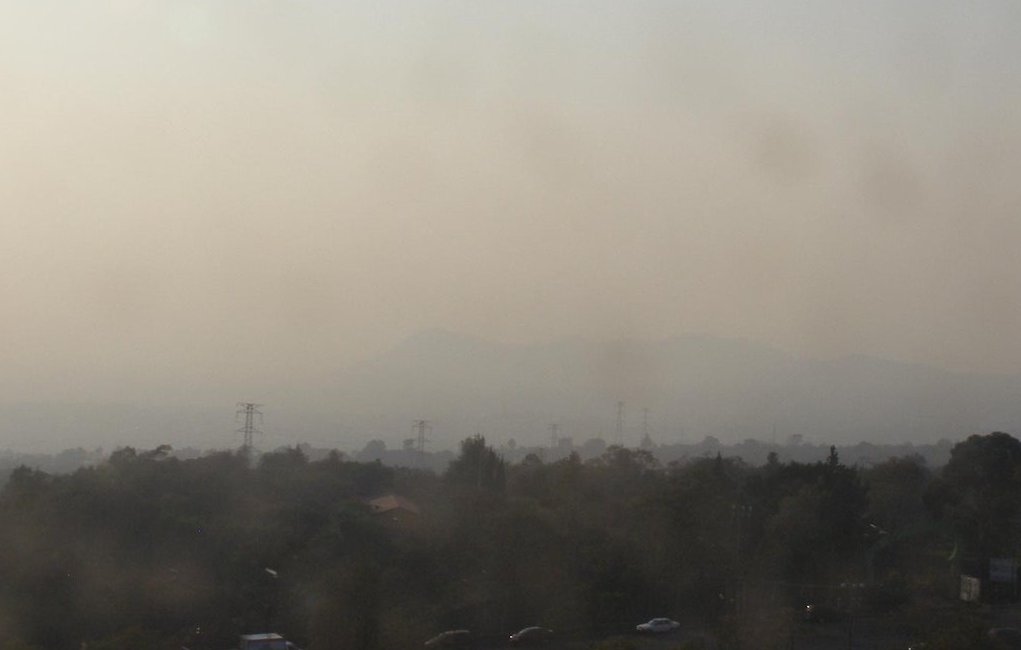 Hay mala calidad del aire en cuatro municipios de Edomex. | Twitter @Aire_CDMX