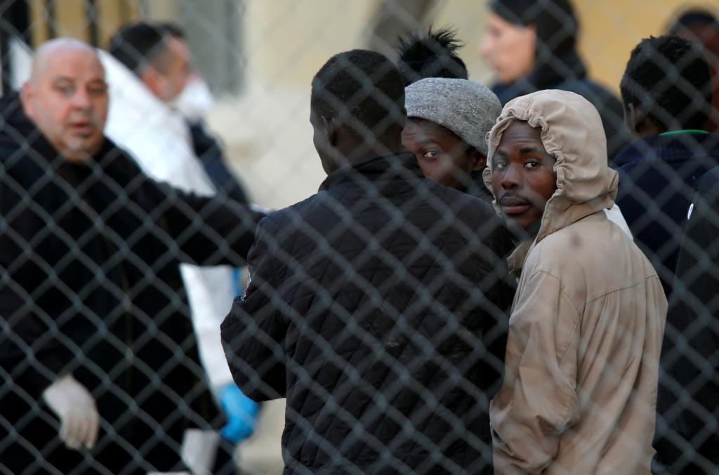 La Marina Nacional tunecina rescató a 16 personas con vida. Reuters