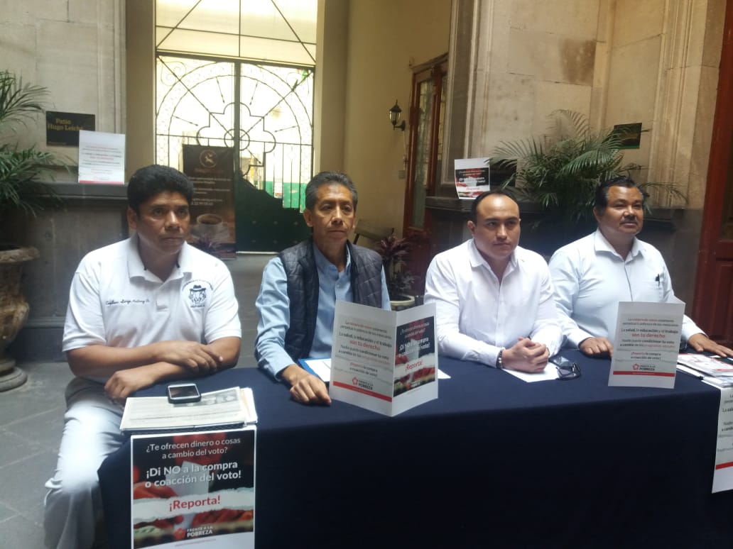 El formato para presentar denuncias por algún delito electoral se puede descargar en el sitio web www.democraciasinpobreza.mx  (Jaime Zambrano)