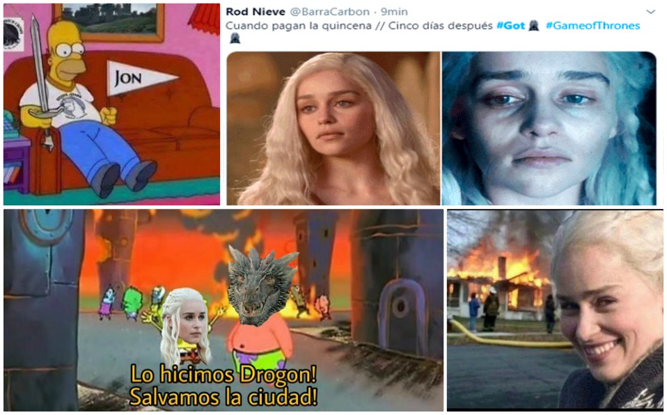 La locura de Daenerys Targaryen también incendiaron lo memes del penúltimo capítulo de Game of Thrones. (Especial)