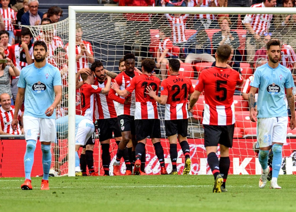 Néstor Araujo jugó todo el partido Celta vs. Athletic (EFE)
