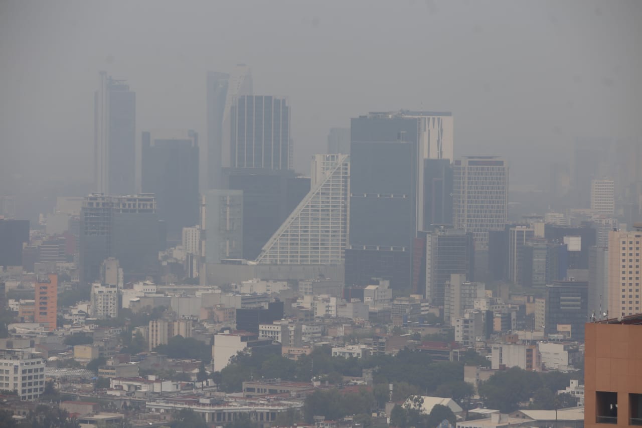 La contaminación ha generado condiciones de poca visibilidad. (Ariana Pérez)