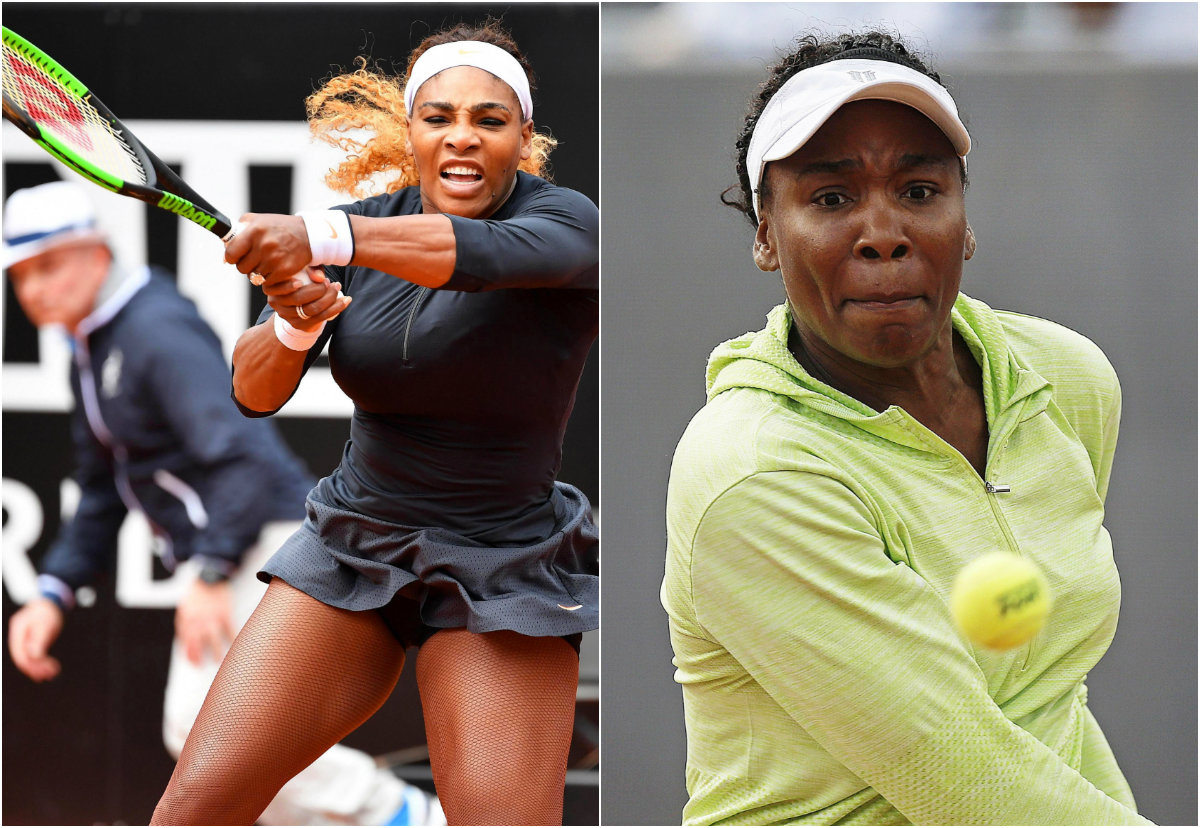 Duelo de hermanas: Serena y Venus Williams se enfrentarán en el abierto de Roma (EFE)