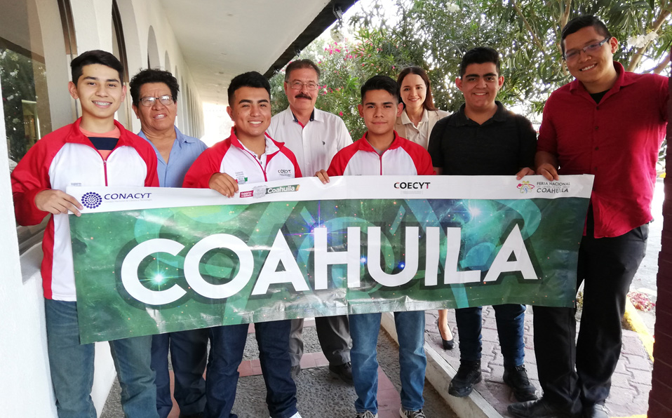 Estudiantes de CECYTEC Allende y de la Universidad Autónoma de La Laguna participarán en la INTEL-ISEF 2019. (Claudia Luévano)