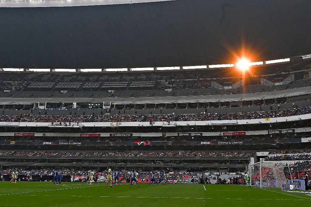 Estadio Azteca durante el Cruz Azul vs América (Imago7)