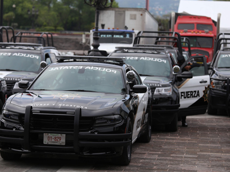 Patrulla de Fuerza Civil en Nuevo León. Foto: Jorge López