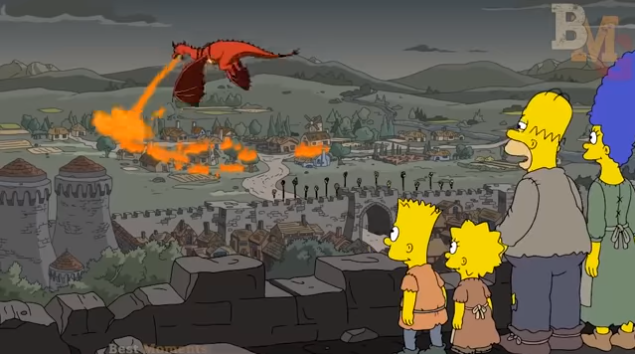 Los Simpson predijeron episodio de Game of Thrones (Captura de pantalla de YouTube).