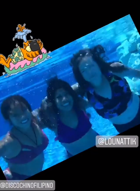 Yalitza Aparicio disfruta en bikini (Captura de pantalla).