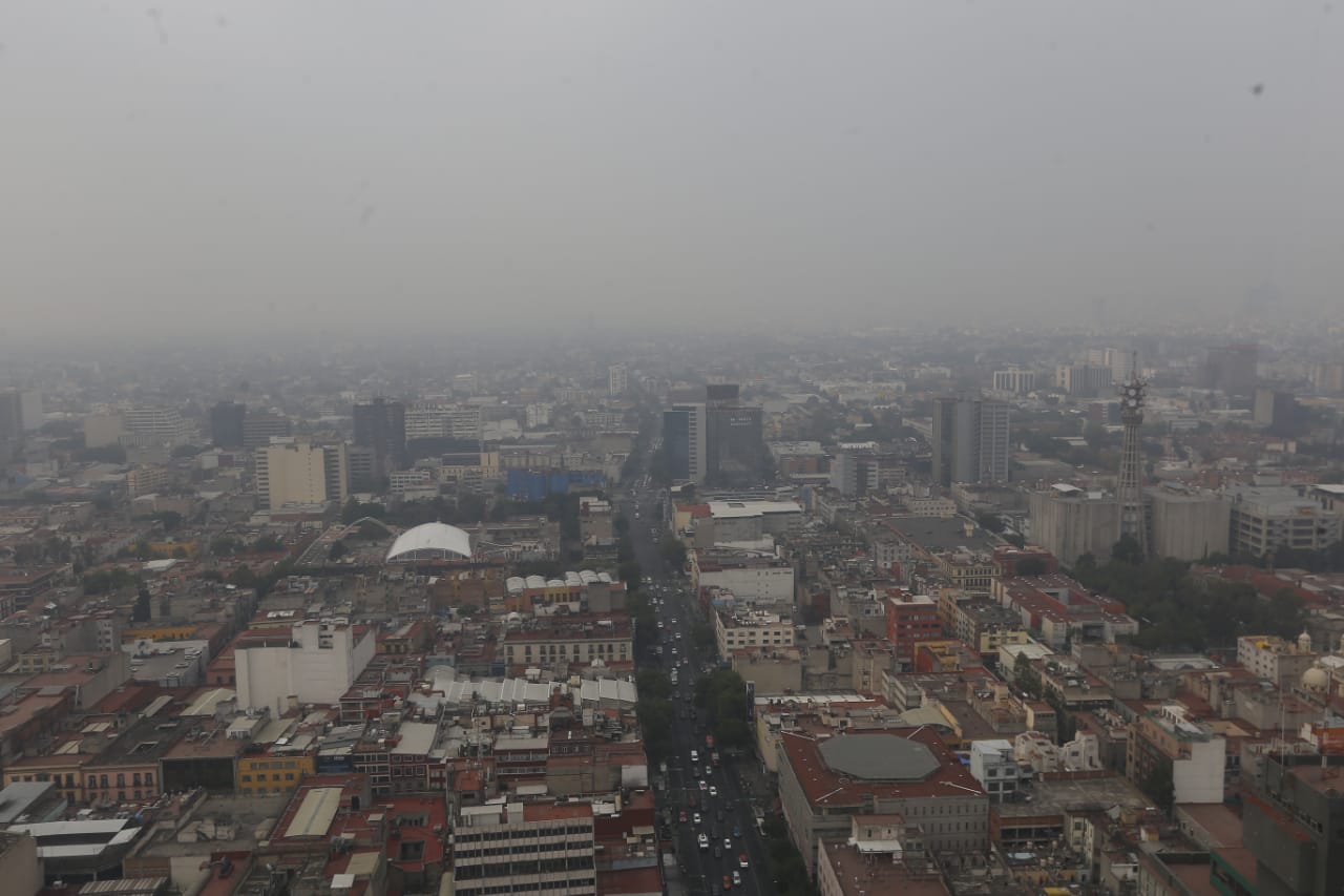 Calidad del aire en la Ciudad de México es mala. (Héctor Téllez)
