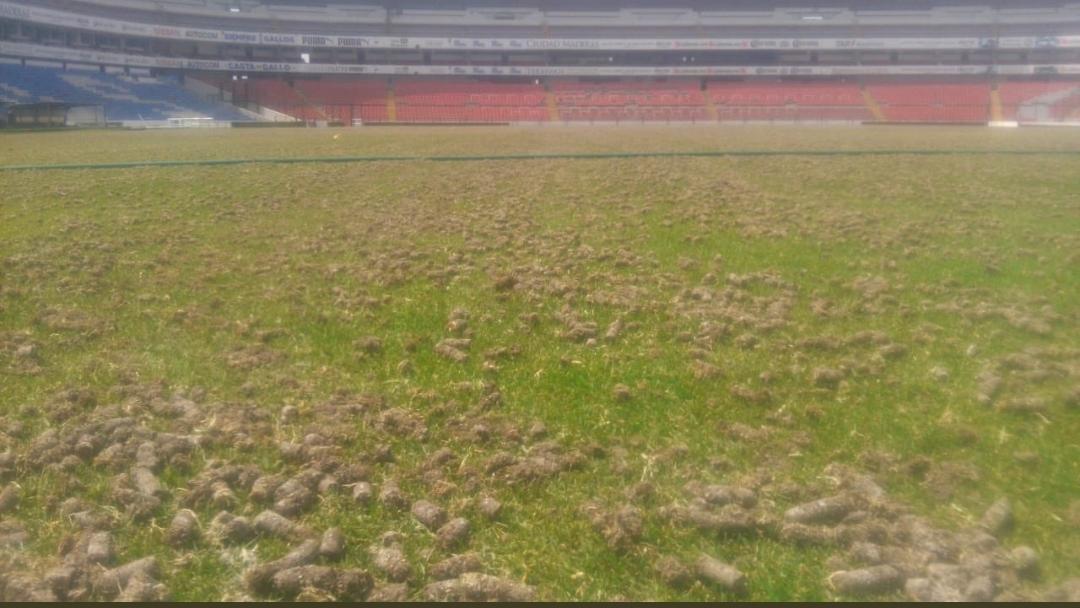 Cancha del estadio La Corregidora (Especial)