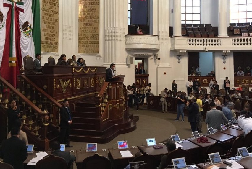 El Congreso de la Ciudad de México aprobó la reforma educativa con 46 votos a favor. | Twitter @Congreso_CdMex