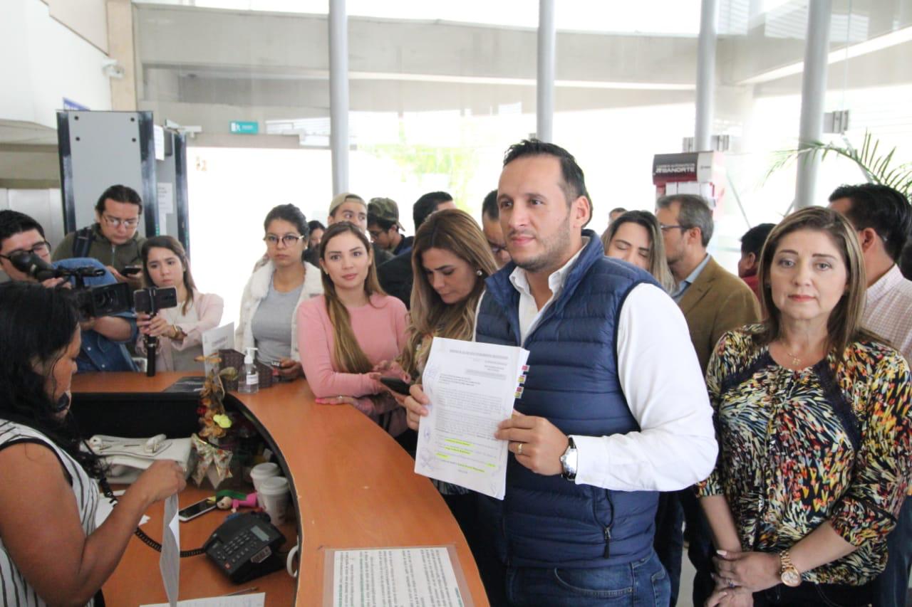 La denuncia fue presentada por diputados locales del PAN. (Isabel  Zamudio)