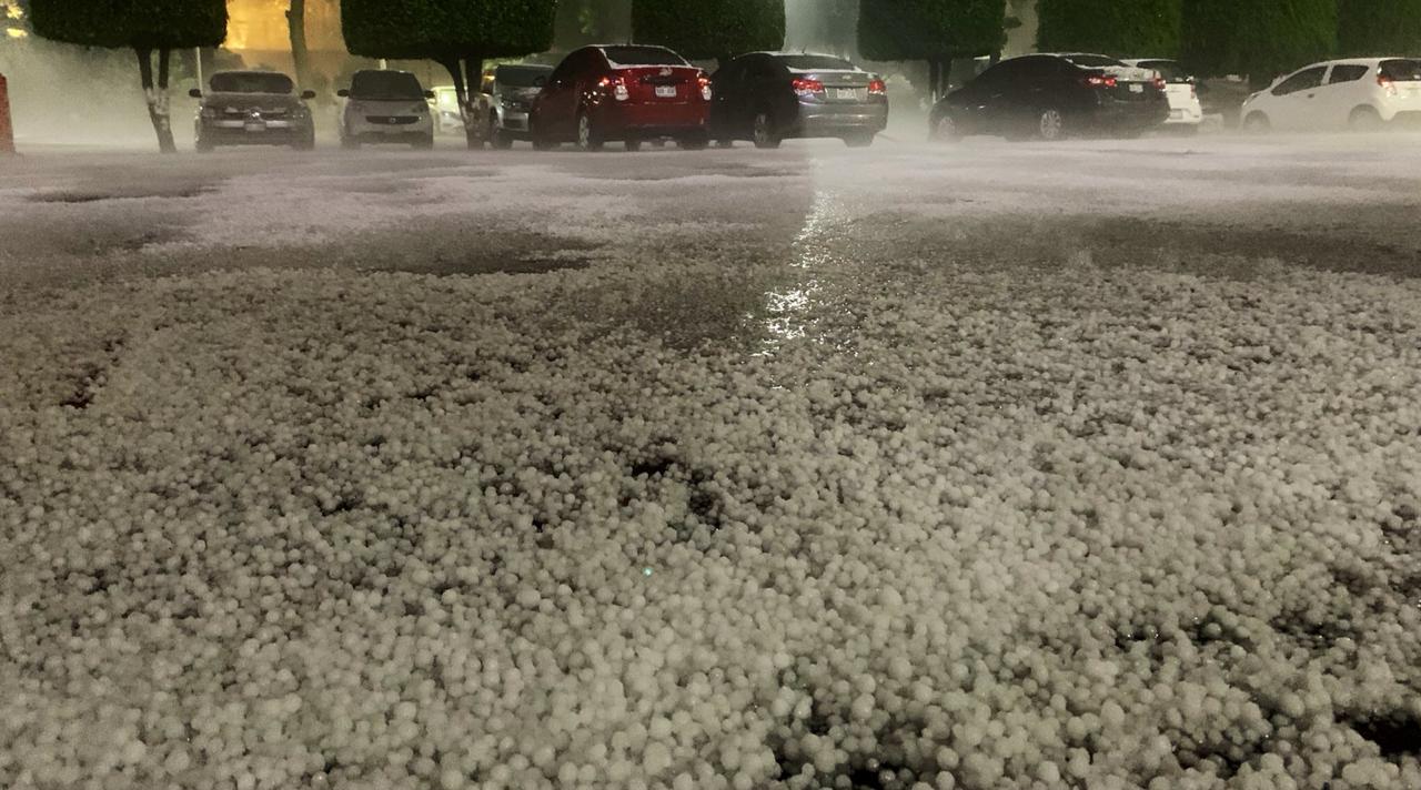 El granizo afectó principalmente a las alcaldías del sur. (Especial)