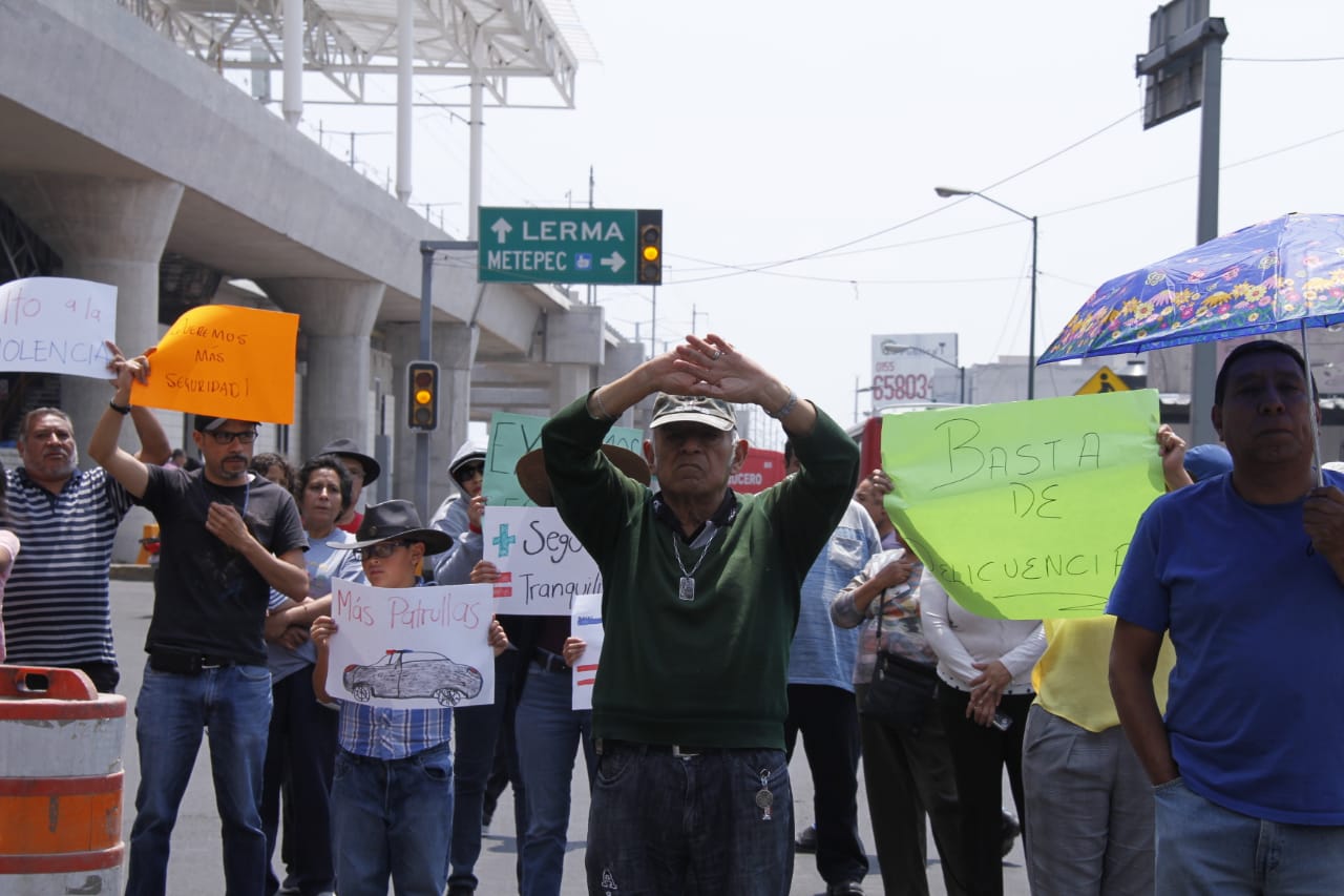 En protesta por inseguridad y delincuencia (Claudia Aguilar)