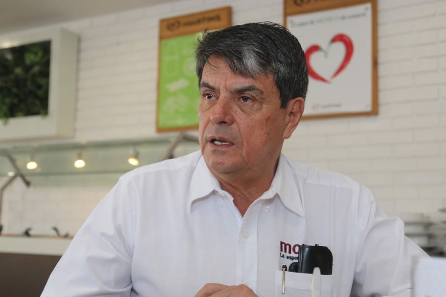 Fernando Ulises Adame de León, se siente preparado para dar una buena batalla a sus contrincantes. (Rolando Riestra)