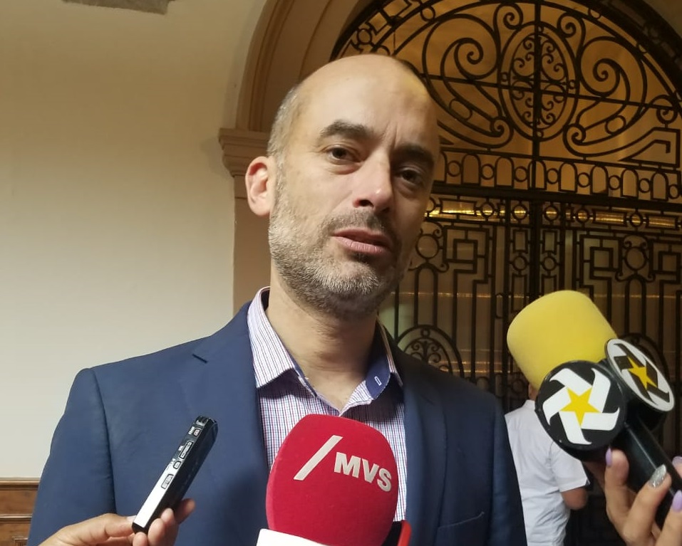 Miguel Treviño de Hoyos, alcalde de San Pedro, informó que sé abordará el Sistema Integral de Tránsito Metropolitano (Foto: Eduardo Mendieta).